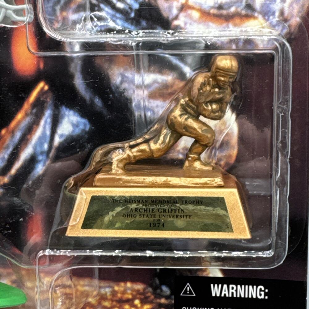 1997 Kenner Starting Lineup Heisman Collection Archie Griffin Ohio State Buckeye - Picture 7 of 7